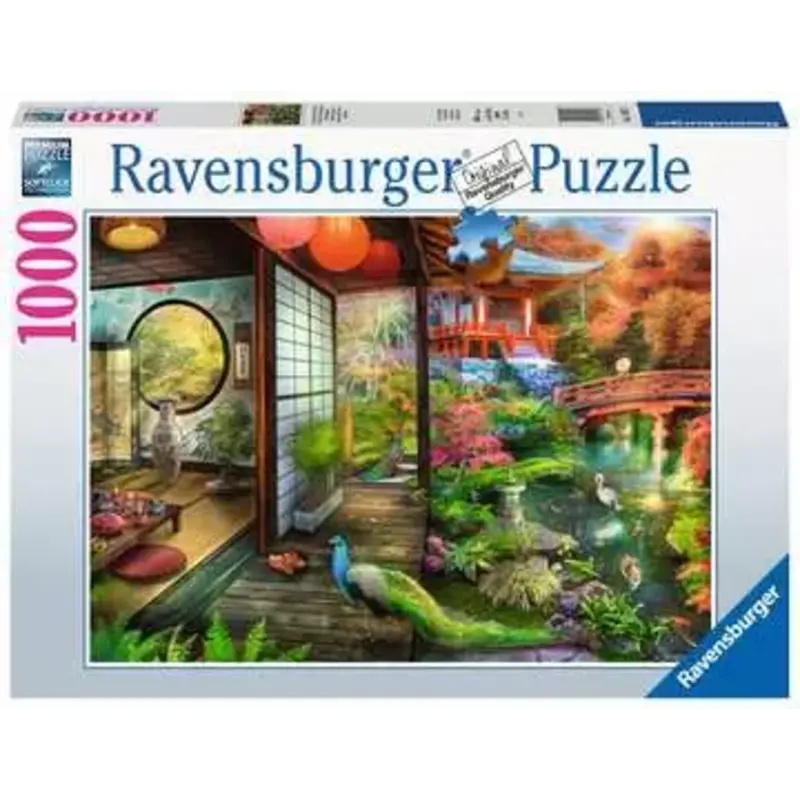 RAVENSBURGER Japanese Garden Teahouse 1000 pc