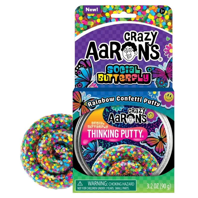 CRAZY AARON Social Butterfly 4" Tin