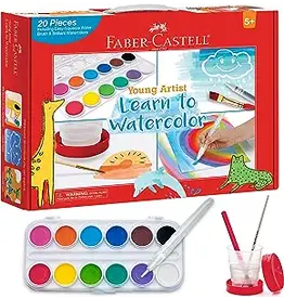 CREATIVITY FOR KIDS Young Artist Learn to Watercolor Set