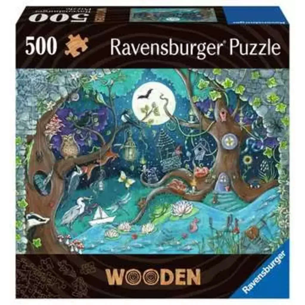 RAVENSBURGER Fantasy Forest Wood Puzzle 500 pc