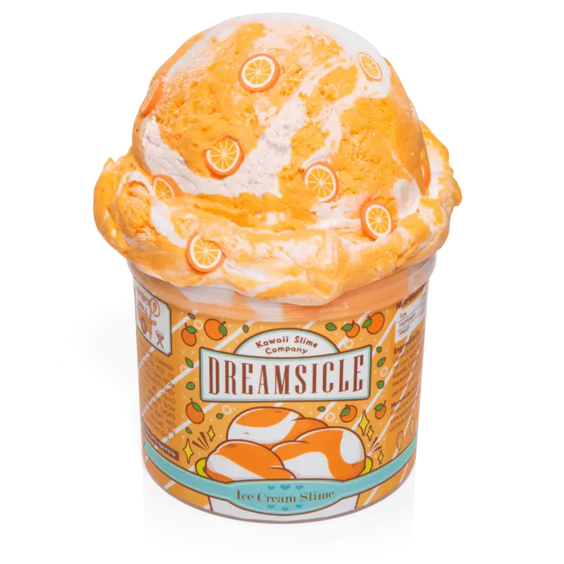 KAWAII SLIME COMPANY Dreamsicle Scented Ice Cream Pint Slime