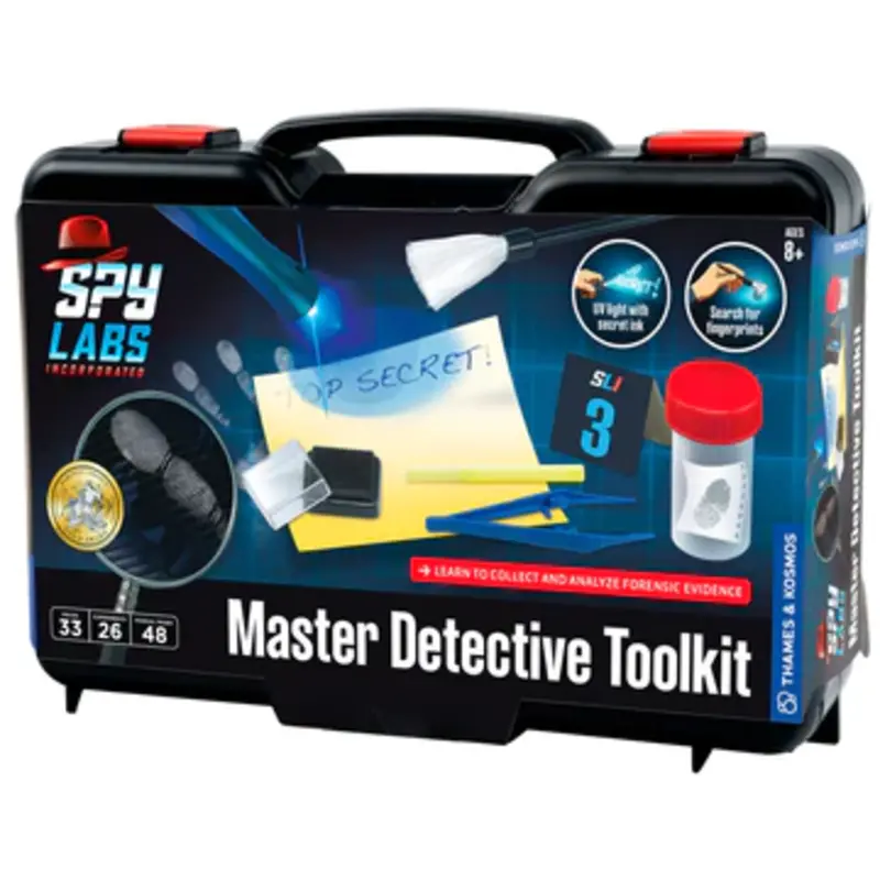 THAMES & KOSMOS Master Detective Toolkit Spy Labs