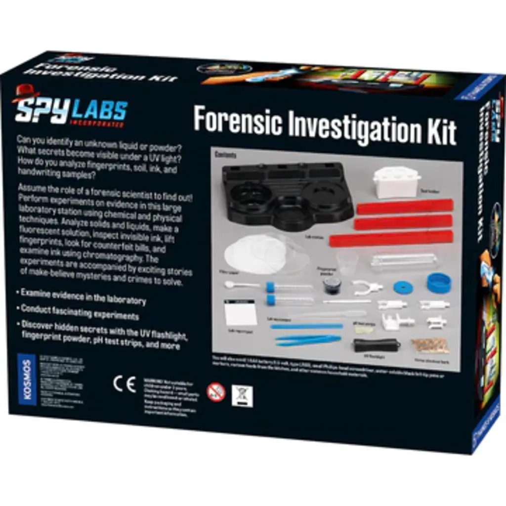THAMES & KOSMOS Forensic Investigation Kit Spy Labs
