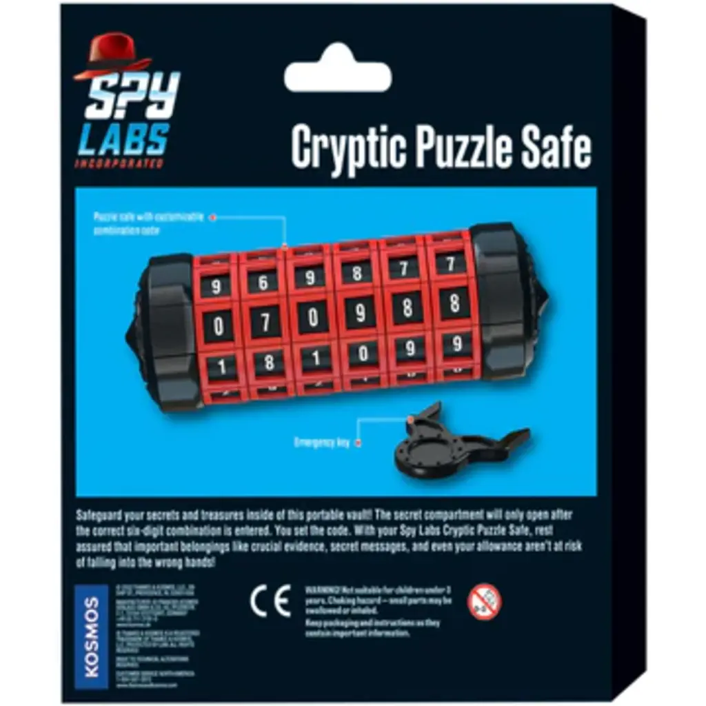 THAMES & KOSMOS Cryptic Puzzle Safe Spy Labs