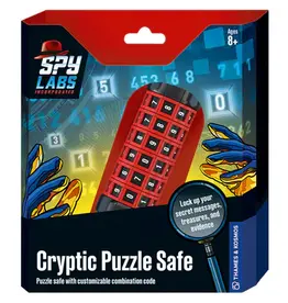 THAMES & KOSMOS Cryptic Puzzle Safe Spy Labs