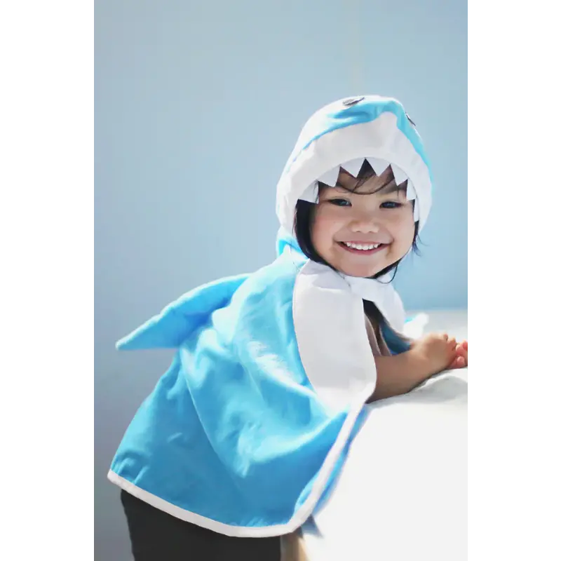 CREATIVE EDUCATION Shark Toddler Cape, Size 2-3T