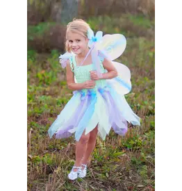 CREATIVE EDUCATION Butterfly Dress & Wings With Wand, Green/Multi, Size 5-6