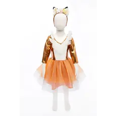 CREATIVE EDUCATION Woodland Fox Dress with Headpiece, Size 7-8