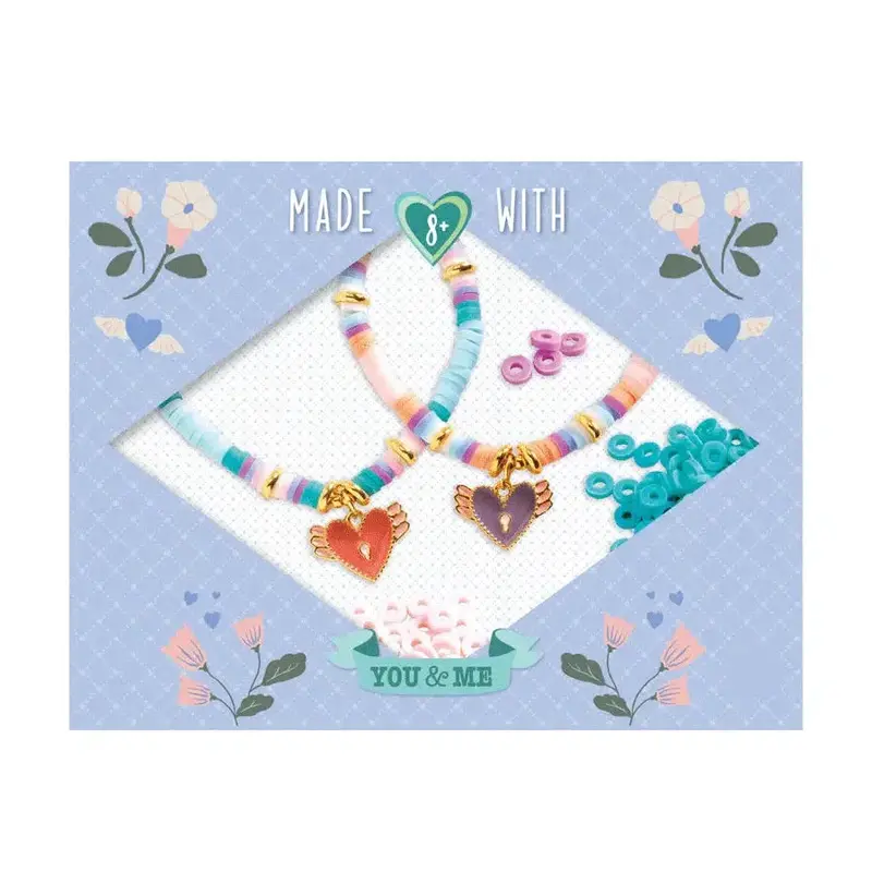 DJECO Heart Heishi Beads & Jewelry