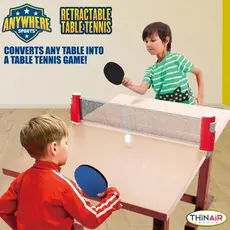 THIN AIR Retractable Table Tennis Set