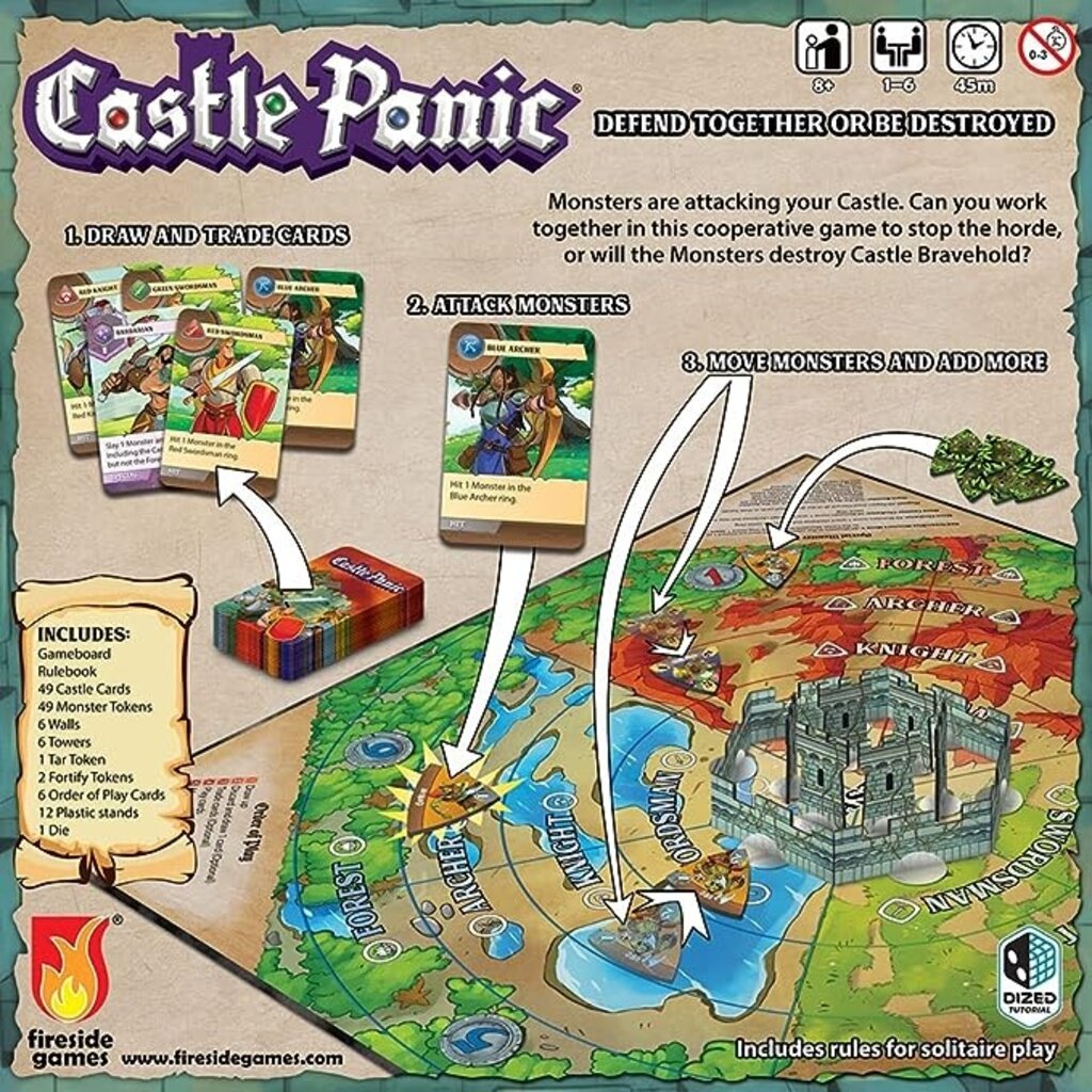 FIRESIDE GAMES Castle Panic Board Game