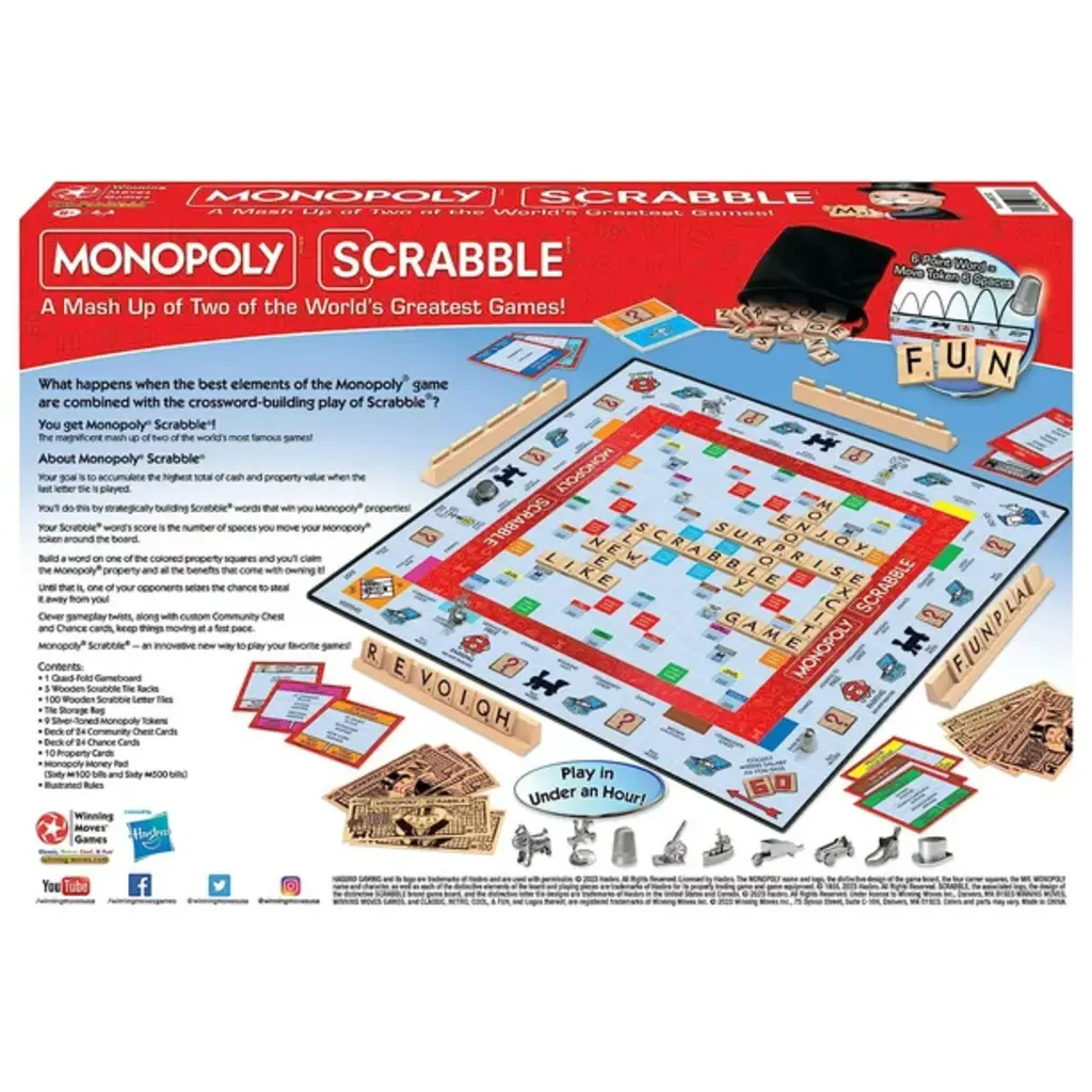 Winning Moves Monopoly Scrabble