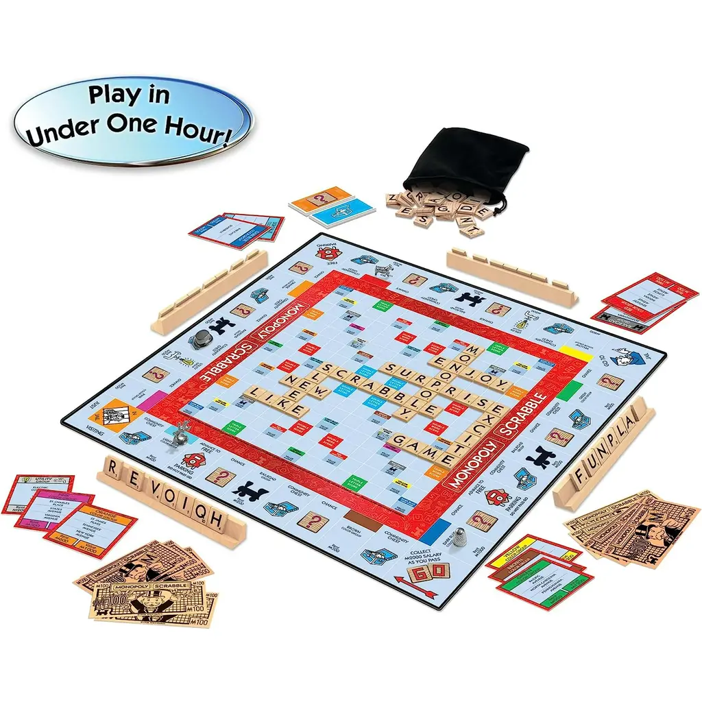 Monopoly Scrabble, Board Game