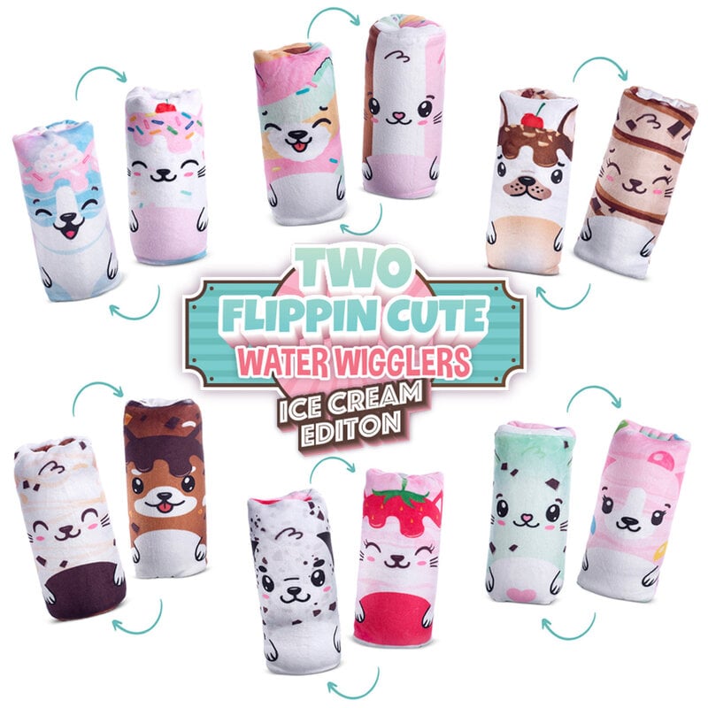 TOP TRENZ Two Flippin' Cute Water Wigglers Ice Cream