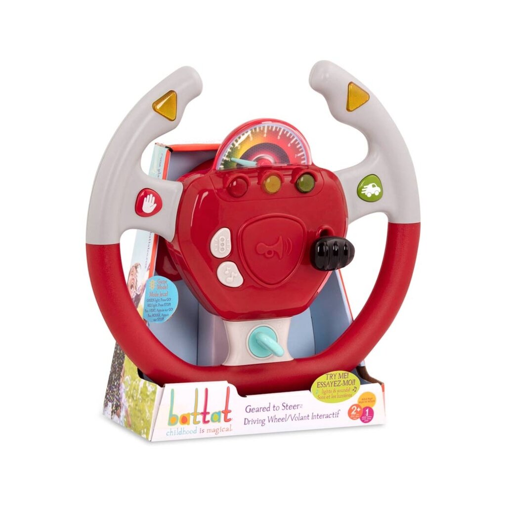 US TOY Battat Geared to Steer Driving Wheel