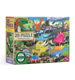 EEBOO 20 pc Land of Dinosaurs Puzzle