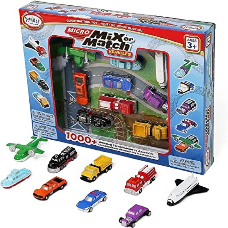 Mix Or Match Vehicles Set Micro Set 2 - BrainyZoo Toys