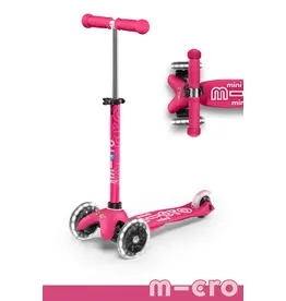 MICRO KICKBOARD Mini Scooter Deluxe LED Pink *In Store Pick Up