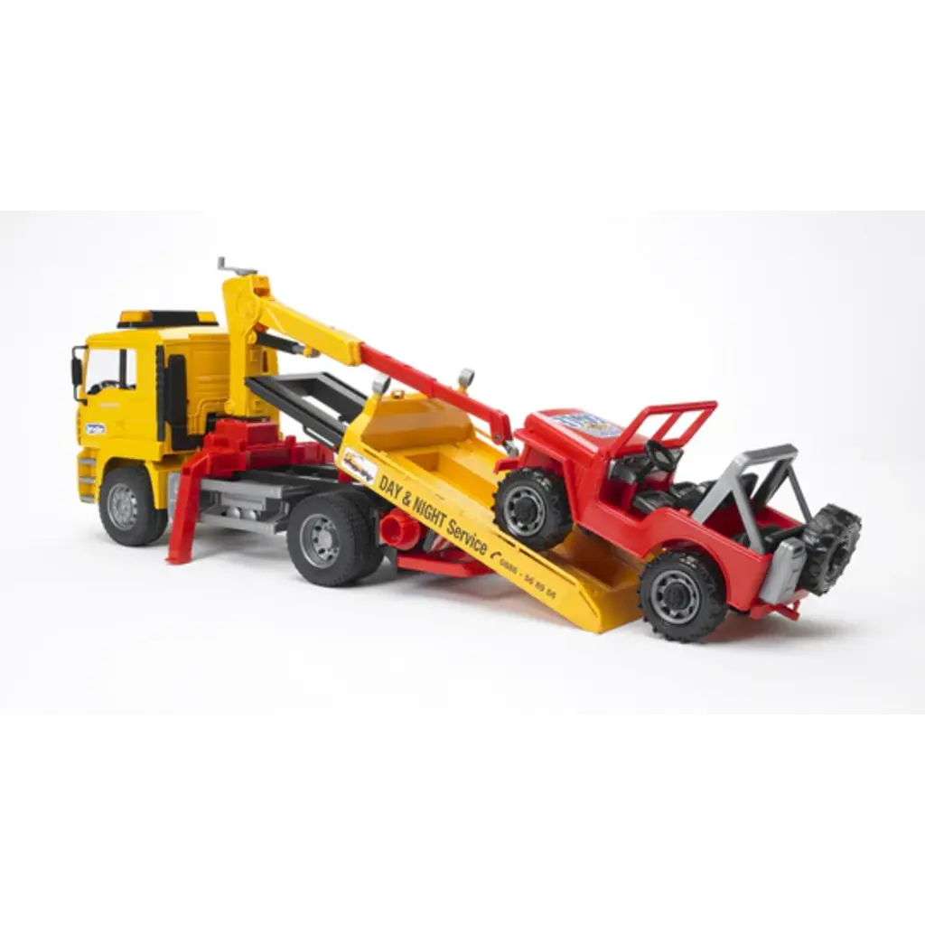 BRUDER TOYS AMERICA INC Tow Truck with Cross Country Vehicle *In Store Pickup Only*