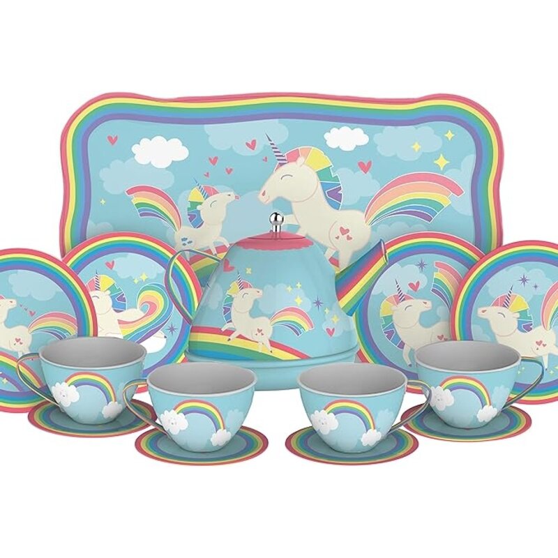 SCHYLLING Unicorn Tin Tea Set