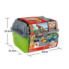HAPE INTERNATIONAL Railway Bucket-Builder-Set DS *In Store Pickup Only*