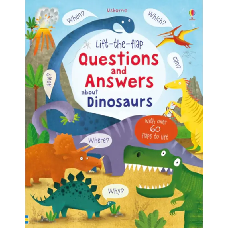 HARPER COLLINS Lift the Flap Questions and Answers About Dinosaurs