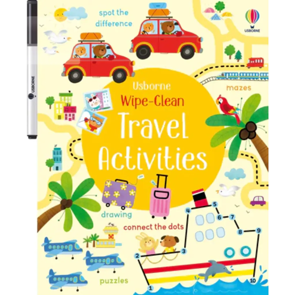 HARPER COLLINS Wipe Clean Travel Activities