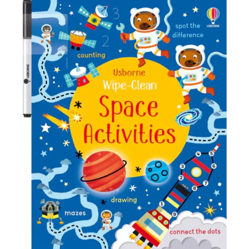 HARPER COLLINS Wipe Clean Space Activities