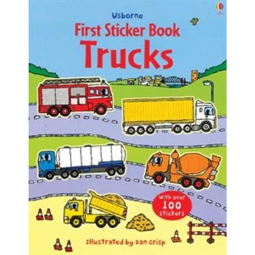HARPER COLLINS First Sticker Book Trucks (HC)