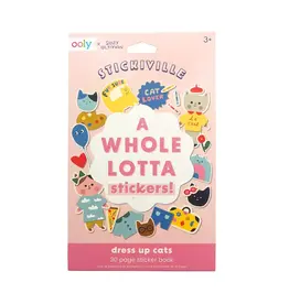 OOLY Stickiville A Whole Lotta Stickers! Dress Up Cats