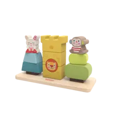 BABABOO AND FRIENDS Tower House Stacking Game