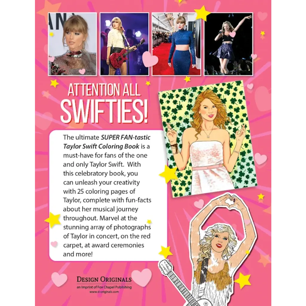 FOX CHAPEL PUBLISHING Taylor Swift Coloring & Activity Book