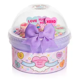 KAWAII SLIME COMPANY Conversation Heart Fluff Slime