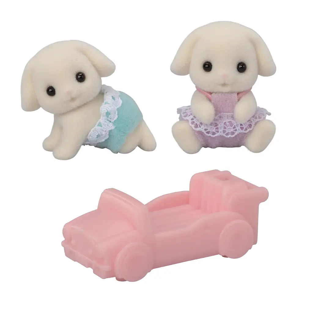 EPOCH EVERLASTING PLAY CC Flora Rabbit Twins
