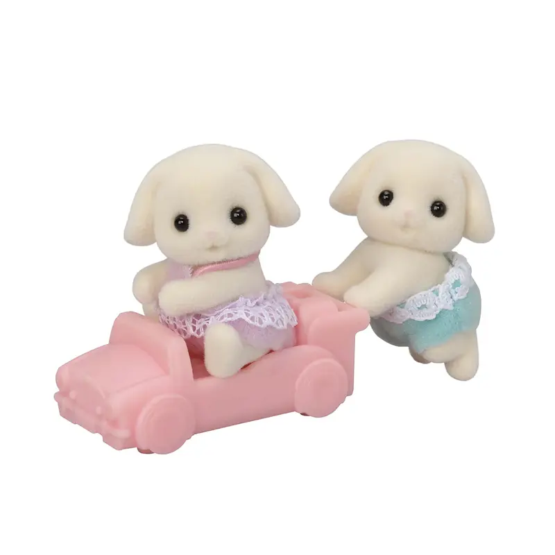 INTERNATIONAL PLAYTHINGS CC Flora Rabbit Twins