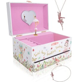 US TOY Ballerina Musical Jewelry Box