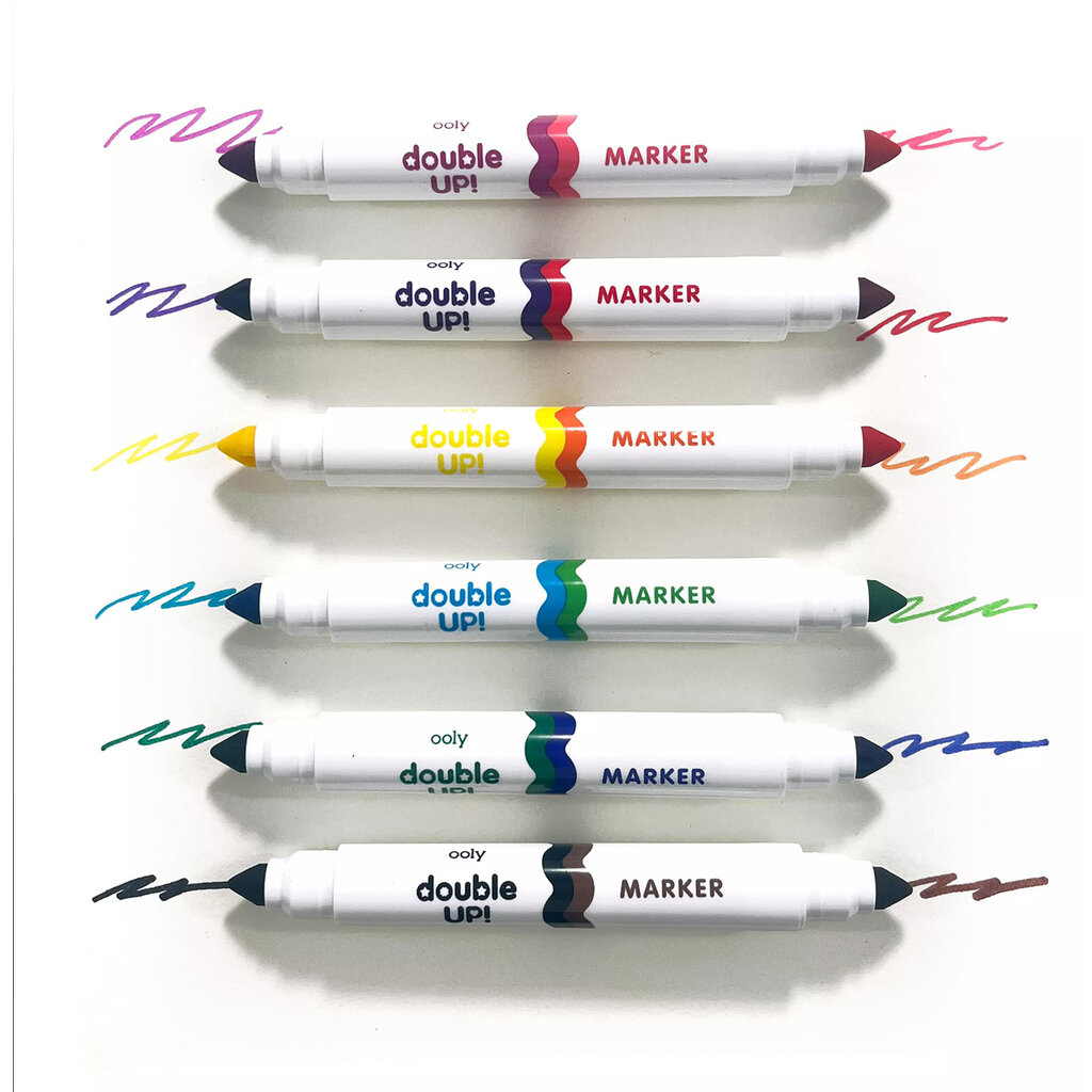 OOLY Double Up! Double-Ended Markers 6 pk