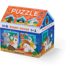 CROCODILE CREEK Bunny House Floor Puzzle 50 pc