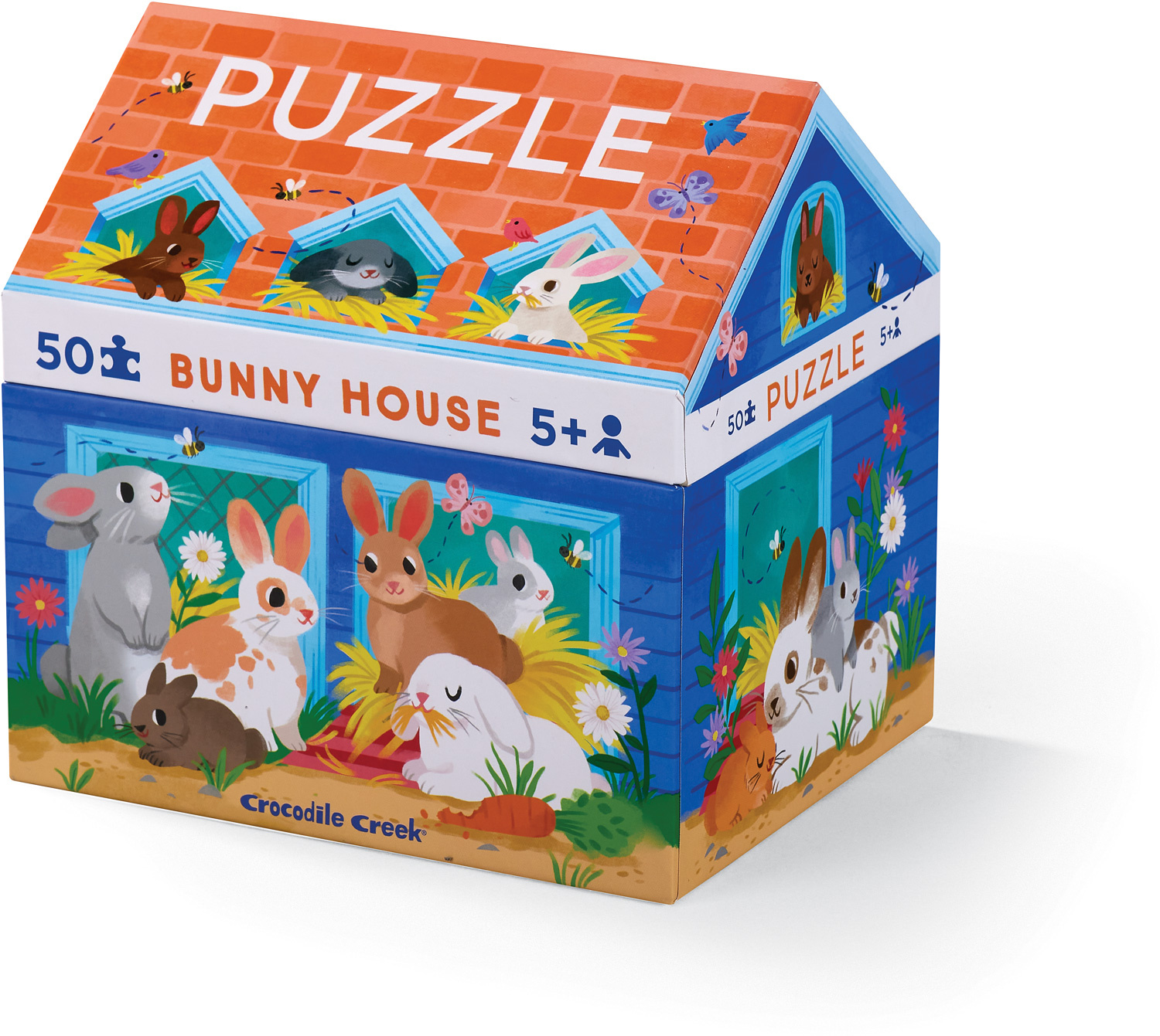 Bunny House Floor Puzzle 50 pc - BrainyZoo Toys