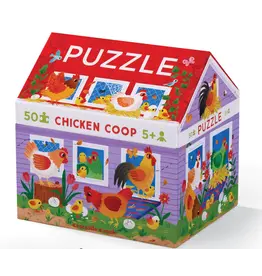 CROCODILE CREEK Chicken Coop Floor Puzzle 50 pc.