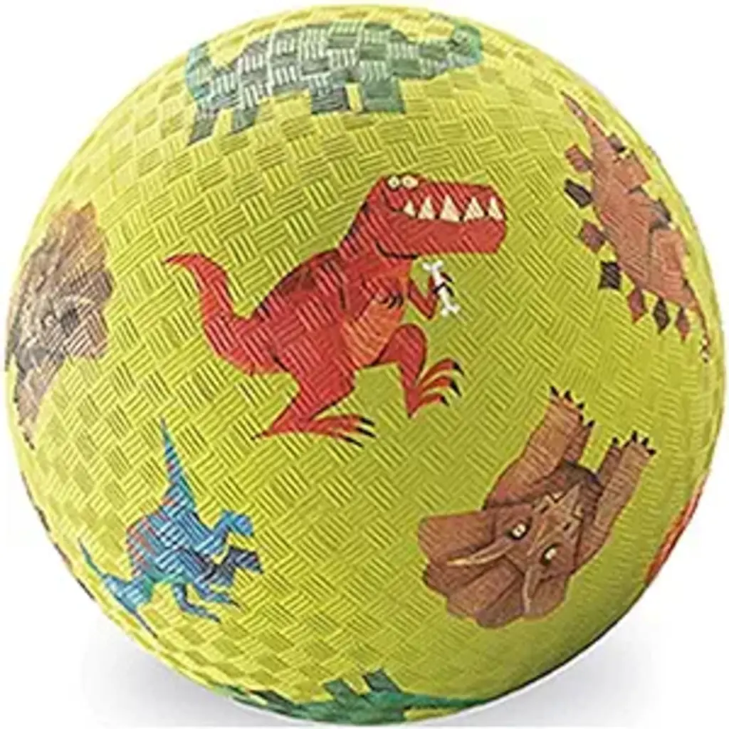 CROCODILE CREEK 7" Playground Ball Dinosaurs Green