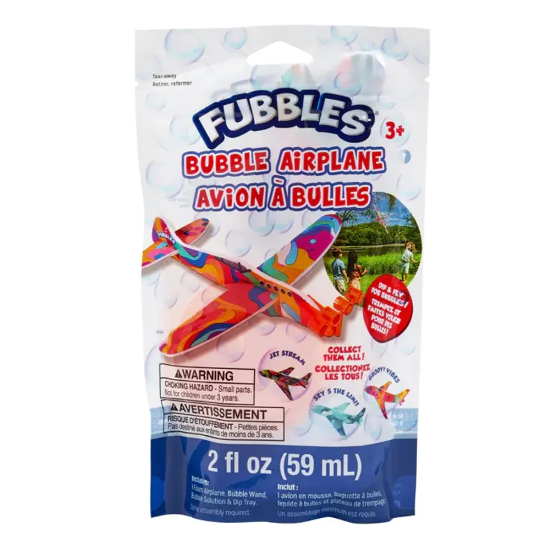 LITTLE KIDS INC Fubbles Bubble Airplane