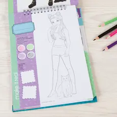 MAKE IT REAL Fashion Design Sketchbook: Pretty Kitty