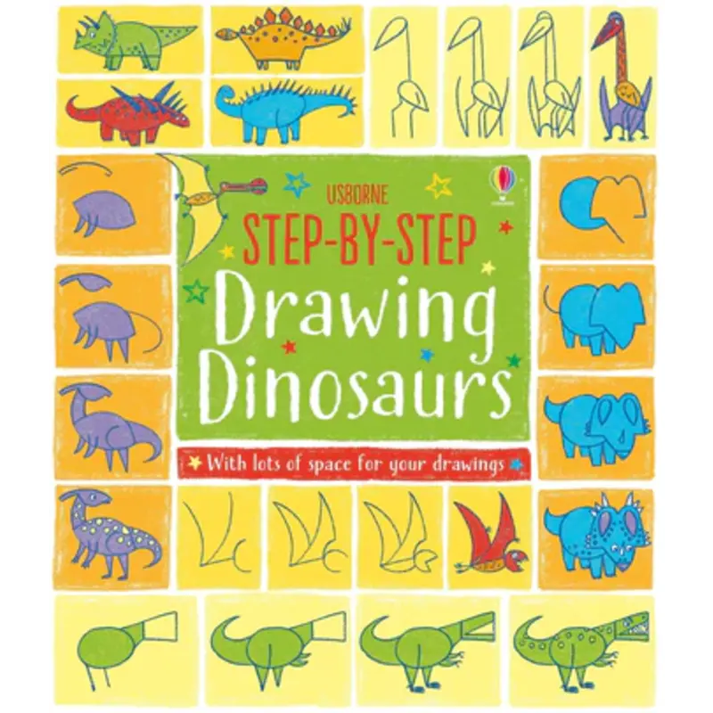 HARPER COLLINS Step-By-Step Drawing Dinosaurs