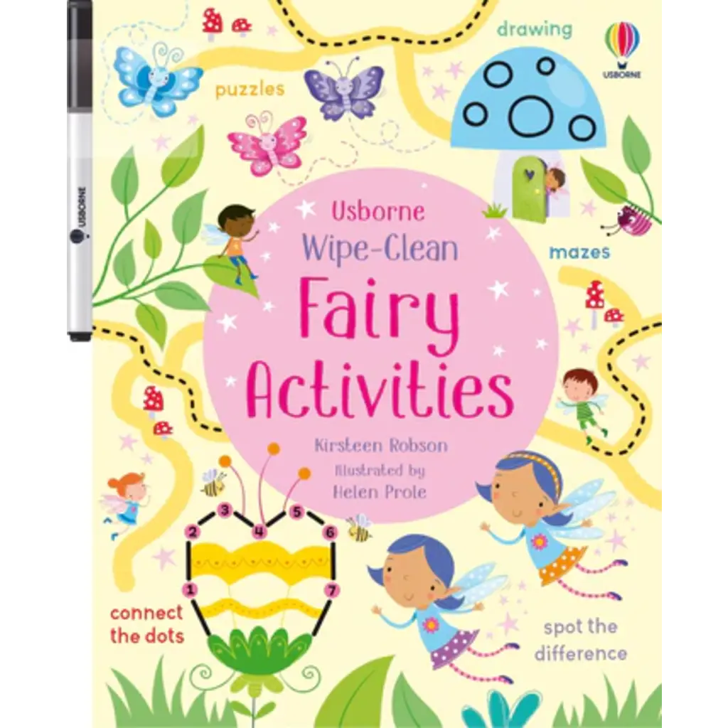 HARPER COLLINS Wipe-Clean Fairy Activities