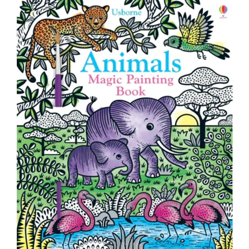 HARPER COLLINS Animals Magic Painting Book (HC)