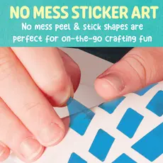 CREATIVITY FOR KIDS Sticker Suncatchers Mini Kit
