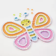 CREATIVITY FOR KIDS Bubble Gem Super Sticker Butterfly