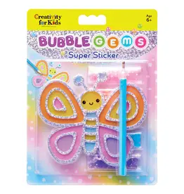 CREATIVITY FOR KIDS Bubble Gem Super Sticker Butterfly