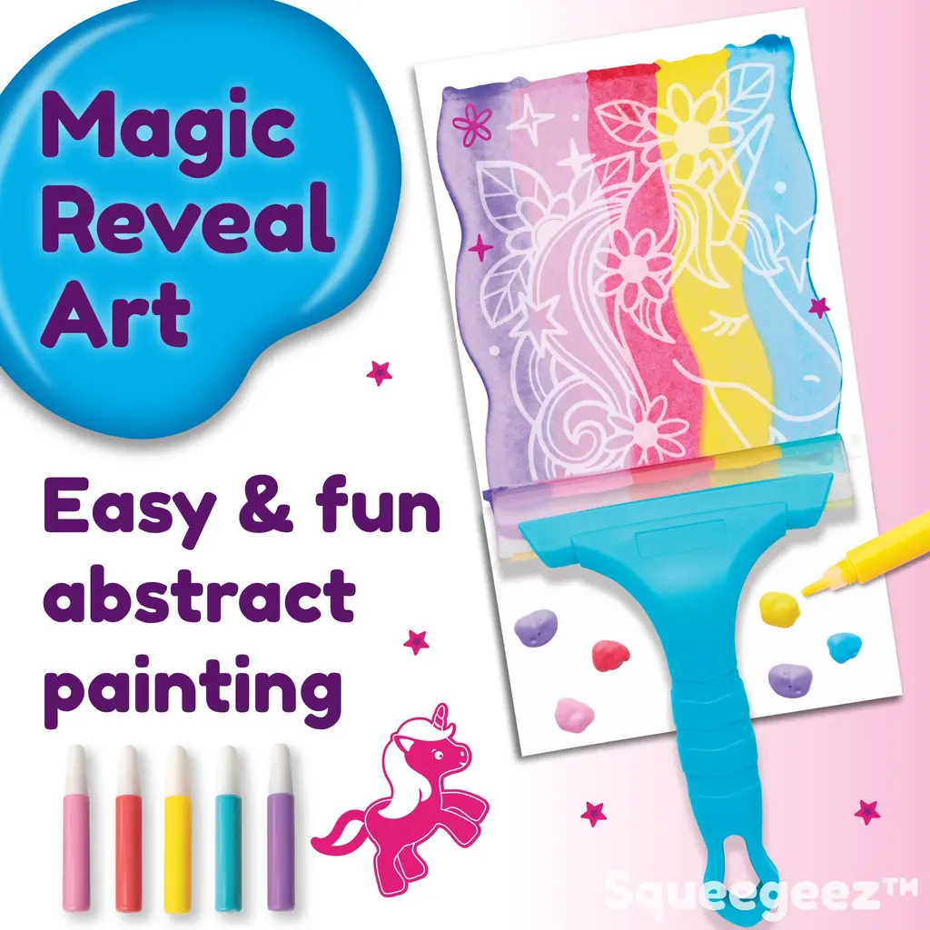 CREATIVITY FOR KIDS Squeegeez Magic Art Reveal Unicorn
